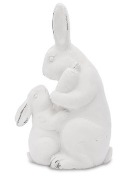 Figurka PIGMEJKA Królik, biała, 30,5x11 cm - Pigmejka