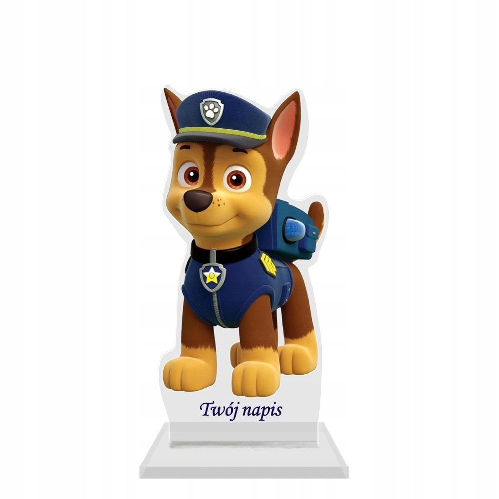 Zdjęcia - Figurka / zabawka transformująca Patrol Figurka Psi  Twoje Imię Kolekcjonerska 18 cm 