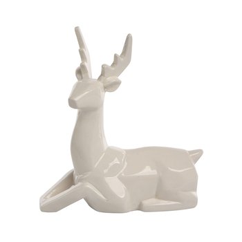 Figurka renifera ALTOM Modern, biały, 15x6x16 cm - Altom
