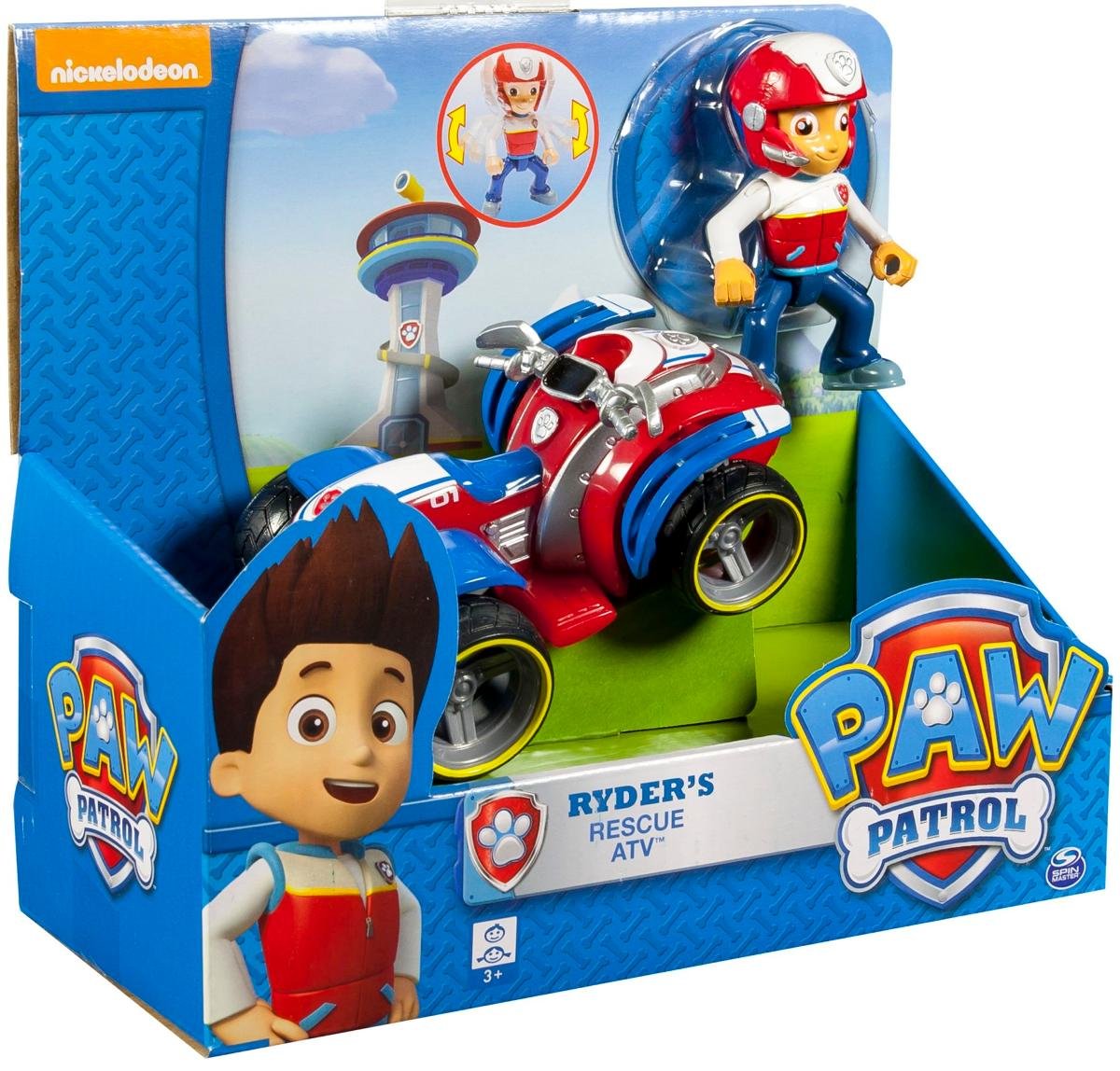 Figurka RYDER + QUAD pojazd ratunkowy PSI PATROL -LIMITOWANA edycja SPRAWDŹ