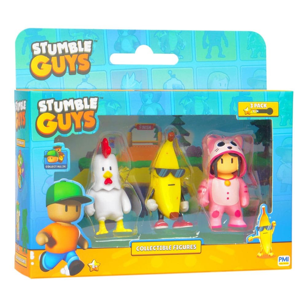 figurka stumble guys pmi zestaw figurek chicken bnaana guy meowmer ...