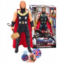 Figurka THOR Avengers Zabawka Dźwięk Ruchome Kończyny Dźwięk Duża 30cm