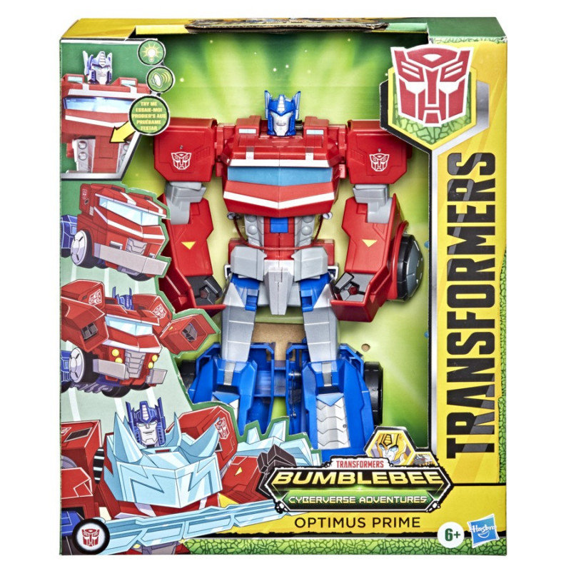 Zdjęcia - Figurka / zabawka transformująca Hasbro Figurka Transformers Cyberverse Roll and Change Optimus Prime 