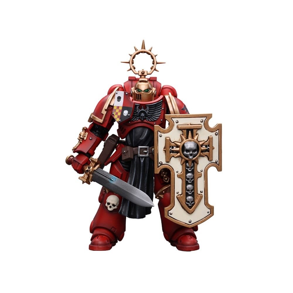 Фото - Фігурки / трансформери Joy Toy Figurka Warhammer 40k 1/18 Space Marines  - Bladeguard Veter (Blood Angels)