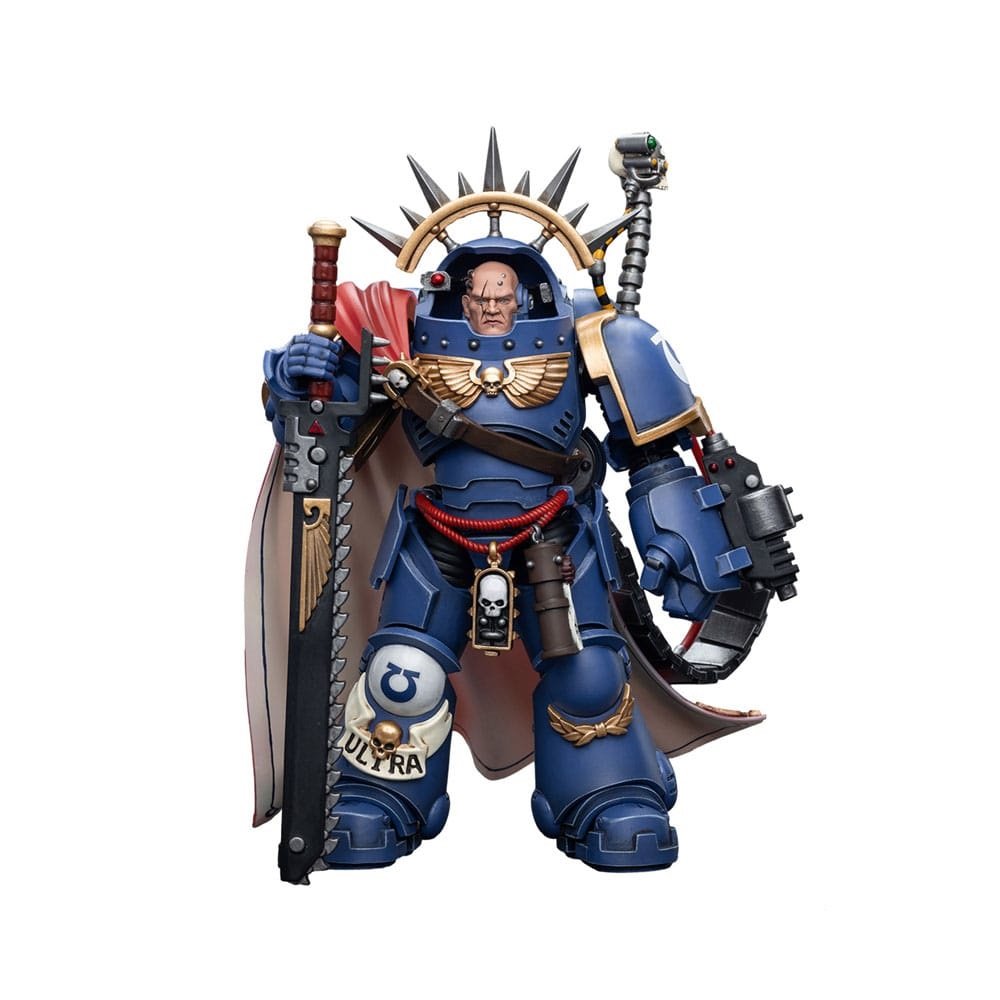 Фото - Фігурки / трансформери Joy Toy Figurka Warhammer 40k 1/18 Space Marines  - Captain in Gravi (Ultramarines)