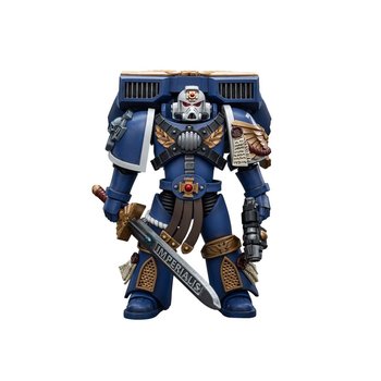 Figurka Warhammer 40k 1/18 Space Marines (Ultramarines) - Vanguard Veteran Sergeant - Joy Toy