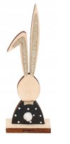 Figurka Zajączek Wielkanocny, Drewniany, 15cm
