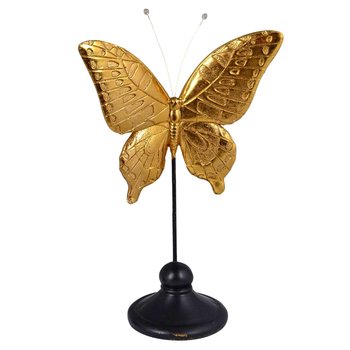 Figurka złoty motyl - Letta 32 cm - Duwen