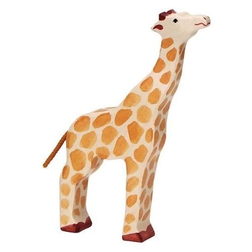 Holztiger 80015 – Gallo In Legno Blu, Figurina Artigianale Per Bambini