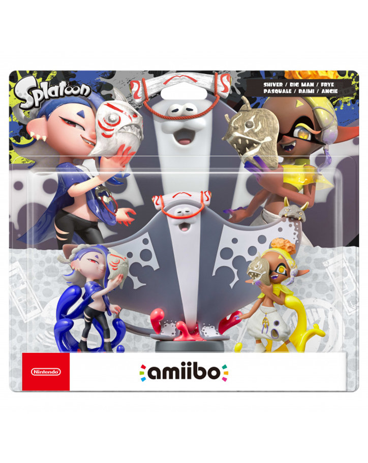 ゲームキャラクター Splatoon3 amiibo Figurki Amiibo Splatoon 3 - Shiver, Frye and Big Man