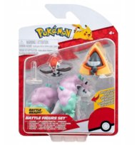 Figurki Bitewne Pokemon Pikipek, Galarian Ponyta, Snoruny JAS POKEMON