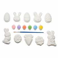 Figurki do malowania, Creative Spring, 10 gipsowych wzorów