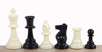 Figury szachowe nr 6 plastikowe, Sunrise Chess & Games - Sunrise Chess & Games
