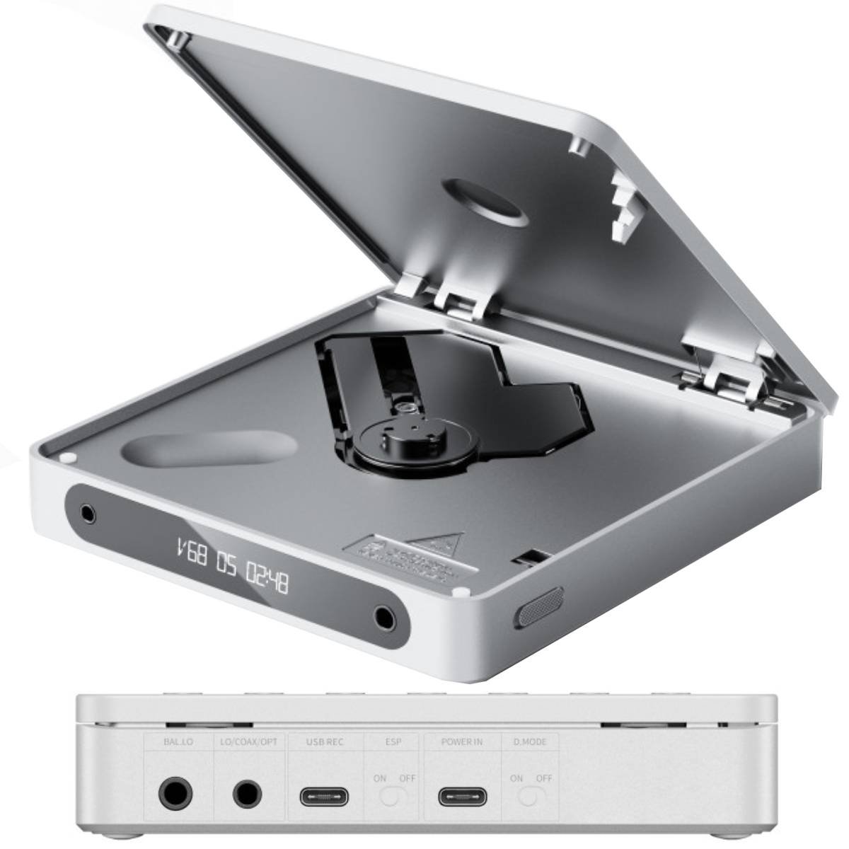 Fiio Dm13 Przenośny Odtwarzacz Płyt Cd 3750Mah Balans 4.4Mm Lcd Biały ...