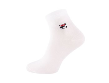 FILA, Skarpety sportowe, Quarter plain socks, 3-pack, F1763 białe, rozmiar 35/38 - Fila