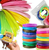 FILAMENT WKŁAD DO DŁUGOPISU MAGICZNEGO DRUKARKI 3D PLA 100m METRÓW MIX 1,75MM WIELOKOLOR