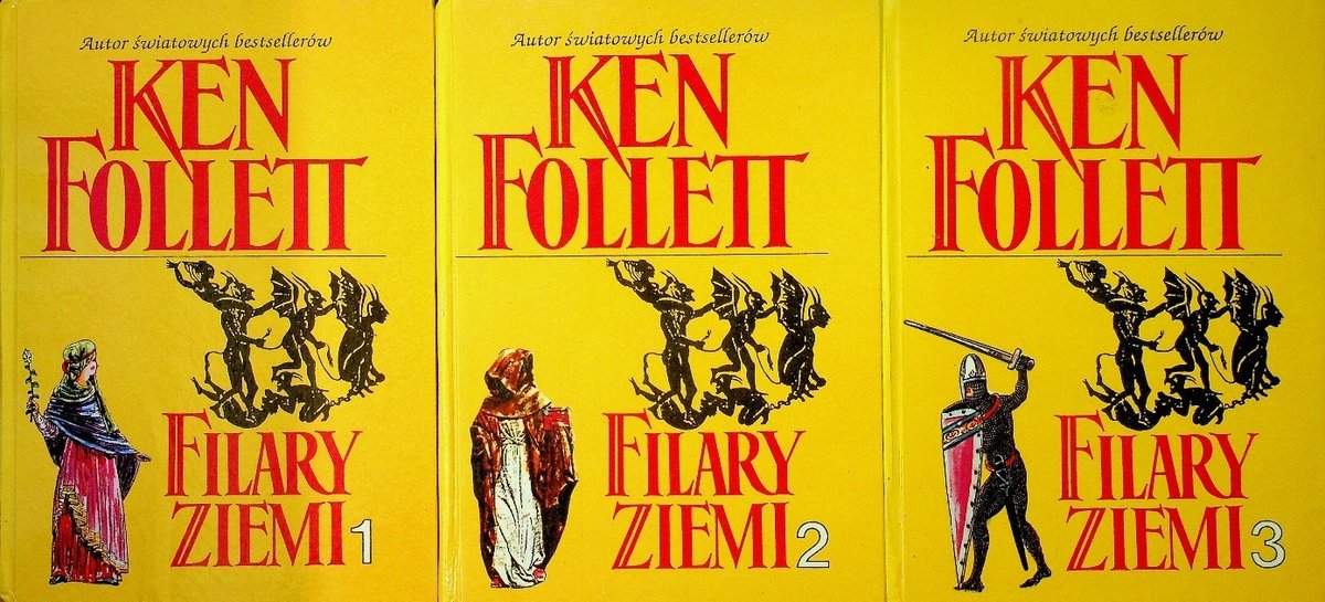 Filary ziemi Tom I do III - Follett Ken | Książka w Empik