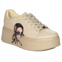 Filippo Sneakersy Skórzane Na Platformie Beżowe DP6207/24 BE r.40 Inna marka