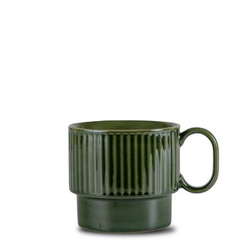 Filiżanka Do Herbaty, Zielona, Ceramika, 0,4 L, Wys. 9 Cm - Sagaform