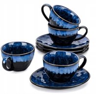 Filiżanka Vancasso Starry ml 4 szt. zestaw z filiżanką i spodkiem