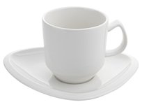 Filiżanki Florina Matteo 250 ml komplet 6 sztuk porcelana do kawy herbaty Florina