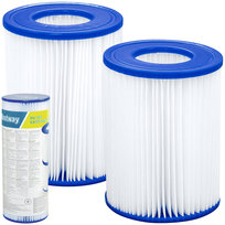 Filtr do Pompy Basenowej Typ II  – Wydajna Filtracja Wody w Basenie Ogrodowym i Domowym SPA  x2 Bestway 58094