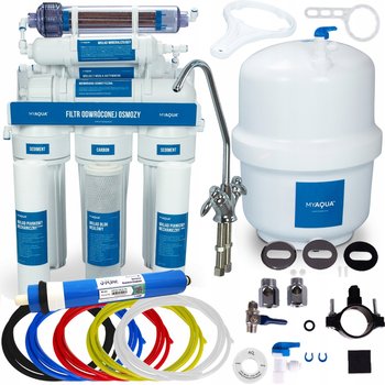 FILTR DO WODY RO7 JONIZATOR ODWRÓCONA OSMOZA 75GPD | FILTR DO WODY POD ZLEW - MyAqua