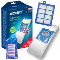 FILTR HEPA + WORKI DO ELECTROLUX PHILIPS + ZAPACH WORWO