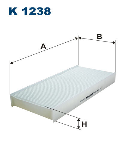 producent niezdefiniowany Filtr kabinowy FILTRON K 1238