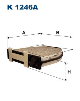 Filtr kabinowy FILTRON K 1246A - producent niezdefiniowany