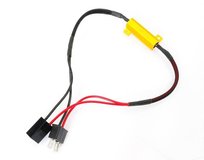 Filtr LED CAN BUS 50W 8Ω - oprawka H7 | D-50W-8-H7-H7