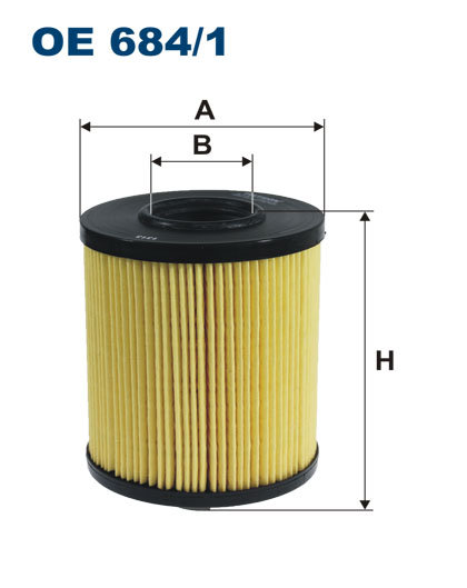 brak  danych Filtr oleju Filtron OE 684/1