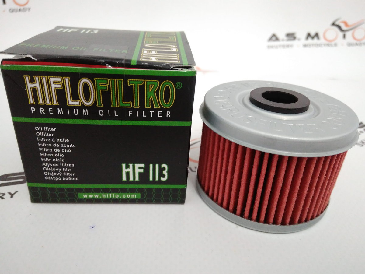 Filtro De Aceite HifloFiltro HF113 - Recambio Para Moto, Quad O Vehículos Ligeros