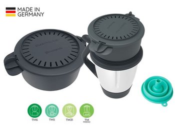 Filtr pary i zapachów Thermomix Tm6 Tm5 Tm31 Made in Germany GRATIS lejek - WunderMix