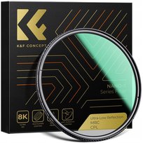 Filtr Polaryzacyjny Cpl K&f Concept Nano-x Ultra-low Reflection 43mm 43 Mm / Kf01.2471