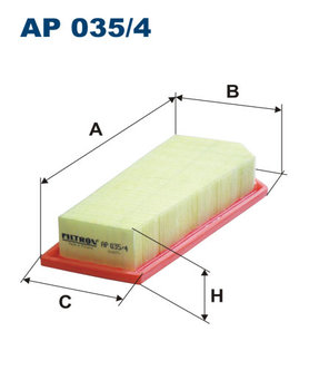Filtr powietrza Filtron AP 035/4 - producent niezdefiniowany