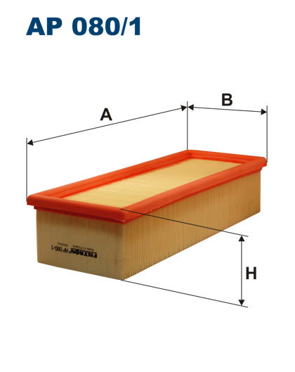 producent niezdefiniowany Filtr powietrza Filtron AP 080/1