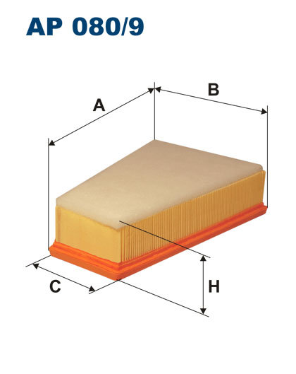producent niezdefiniowany Filtr powietrza Filtron AP 080/9