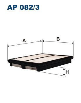 Filtr powietrza Filtron AP 082/3 - producent niezdefiniowany