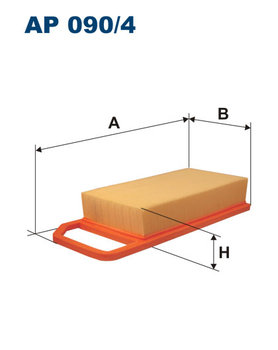 Filtr powietrza Filtron AP 090/4 - producent niezdefiniowany