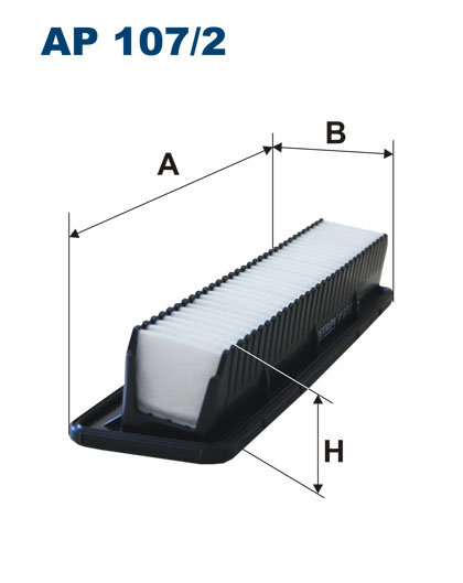 Фото - Повітряний фільтр Filtron Filtr powietrza  AP 107/2 
