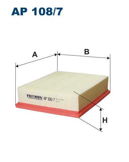 Фото - Повітряний фільтр Filtron Filtr powietrza  AP 108/7 