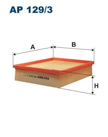 Фото - Повітряний фільтр Filtron Filtr powietrza  AP 129/3 