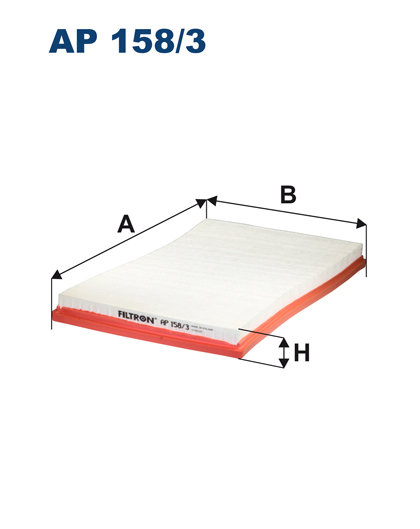 producent niezdefiniowany Filtr powietrza Filtron AP 158/3