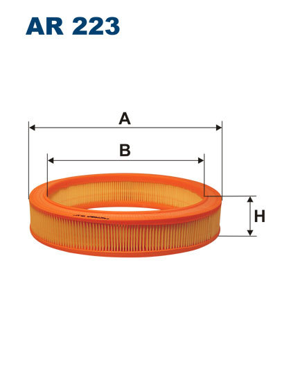Фото - Повітряний фільтр Filtron Filtr powietrza  AR 223 