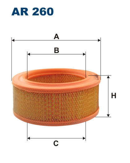 producent niezdefiniowany Filtr powietrza Filtron AR 260