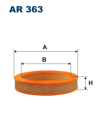 producent niezdefiniowany Filtr powietrza Filtron AR 363