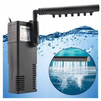 Filtr Wewnętrzny Do Akwarium Z Deszczownicą Cichy Mocny 3W 40-80L 200L/H inna (Inny)