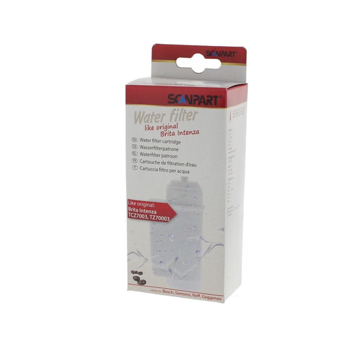 Filtr wody do ekspresu SCANPART Siemens, 1 szt.
