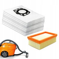 FILTR WORKI 10x DO KARCHER WD4 WD5 WD6 2.863-006.0